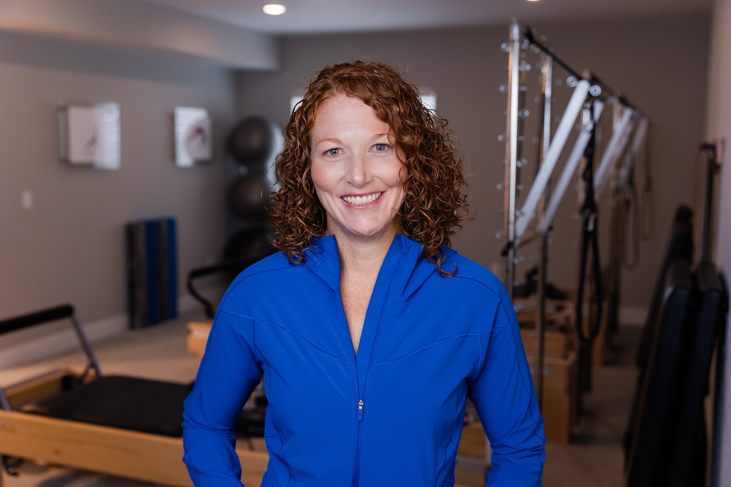 Jenna Dorsey-Spitz, owner of USA Pilates, in her Monument studio